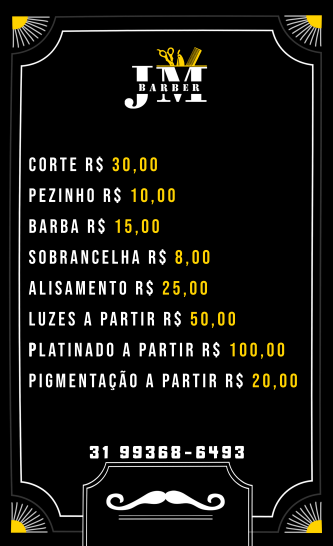 Tabela de Preços